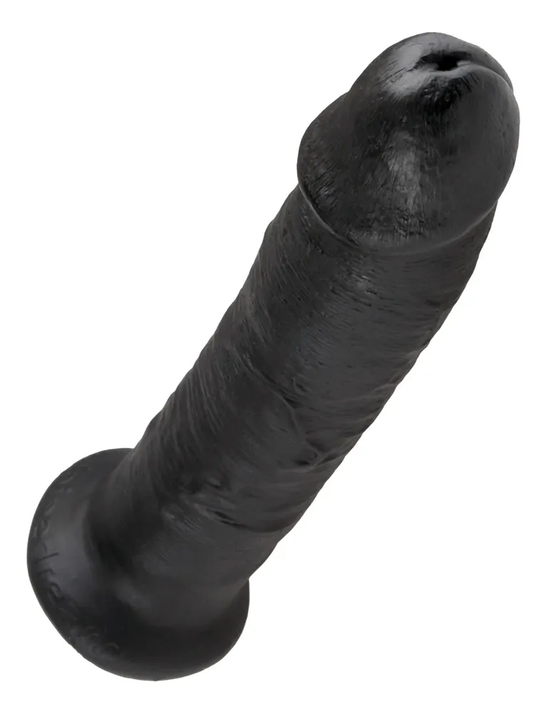 Realistické dildo King Cock s přísavkou, 22,9 cm, černé - obrázek 4