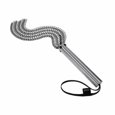 Řetězové důtky Sportsheets Edge Chain Flogger, kovové, černé, 54 cm - obrázek 4