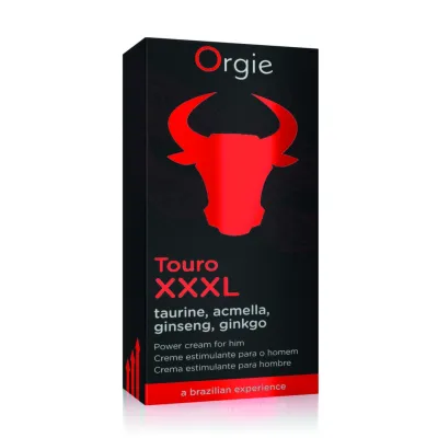 Krém na podporu erekce a zvětšení penisu Orgie Touro XXXL, 15 ml - obrázek 2