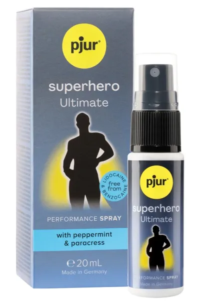 Sprej na oddálení ejakulace pjur Superhero Ultimate, bez lidokainu, 20 ml