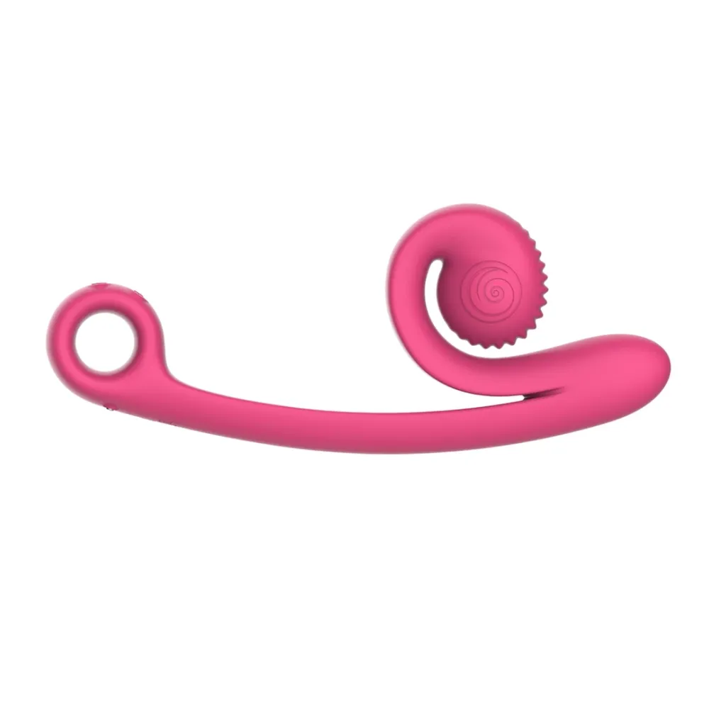 Vibrátor Snail Vibe Curve na bod G a klitoris, růžový - obrázek 2