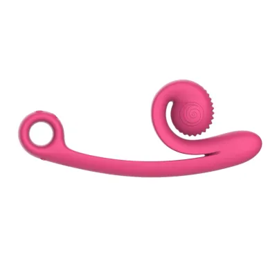 Vibrátor Snail Vibe Curve na bod G a klitoris, růžový - obrázek 2