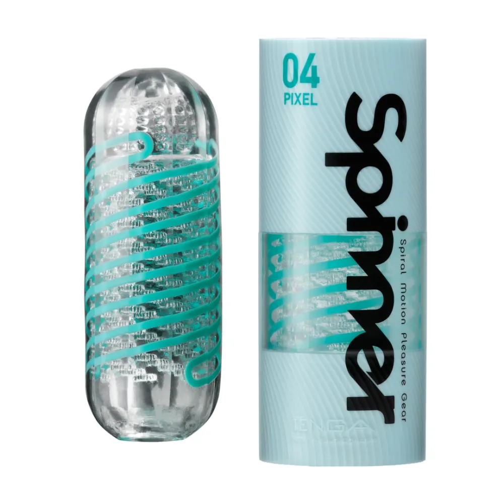 Masturbátor Tenga Spinner 04 Pixel se spirálovou strukturou - obrázek 3