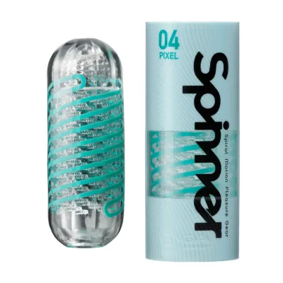 Masturbátor Tenga Spinner 04 Pixel se spirálovou strukturou - obrázek 3