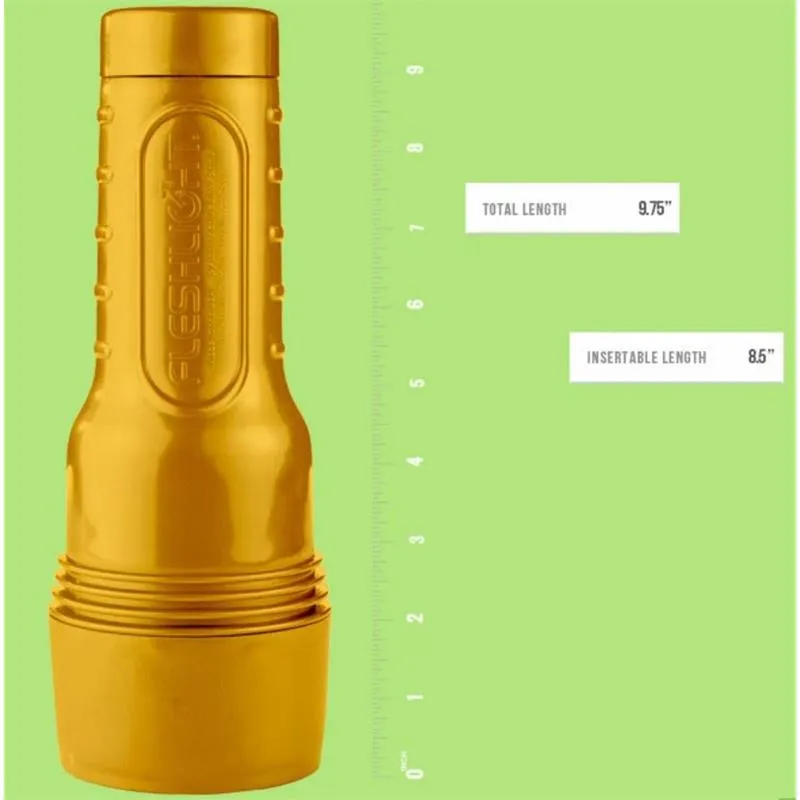 Masturbátor Fleshlight GO Stamina Training Unit, zlaté pouzdro, 17,8 cm - obrázek 6