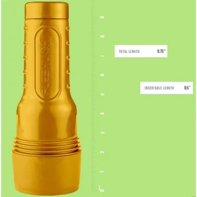 Masturbátor Fleshlight GO Stamina Training Unit, zlaté pouzdro, 17,8 cm - obrázek 6