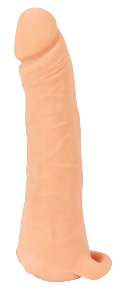 Návlek na penis a masturbátor 2 v 1 Nature Skin Large, TPE, 18,5 cm - obrázek 5