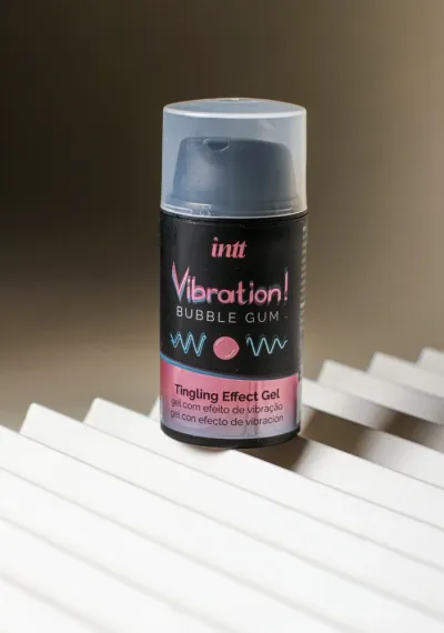 Vibrační stimulační gel INTT Vibration, žvýkačka, 15 ml - obrázek 4
