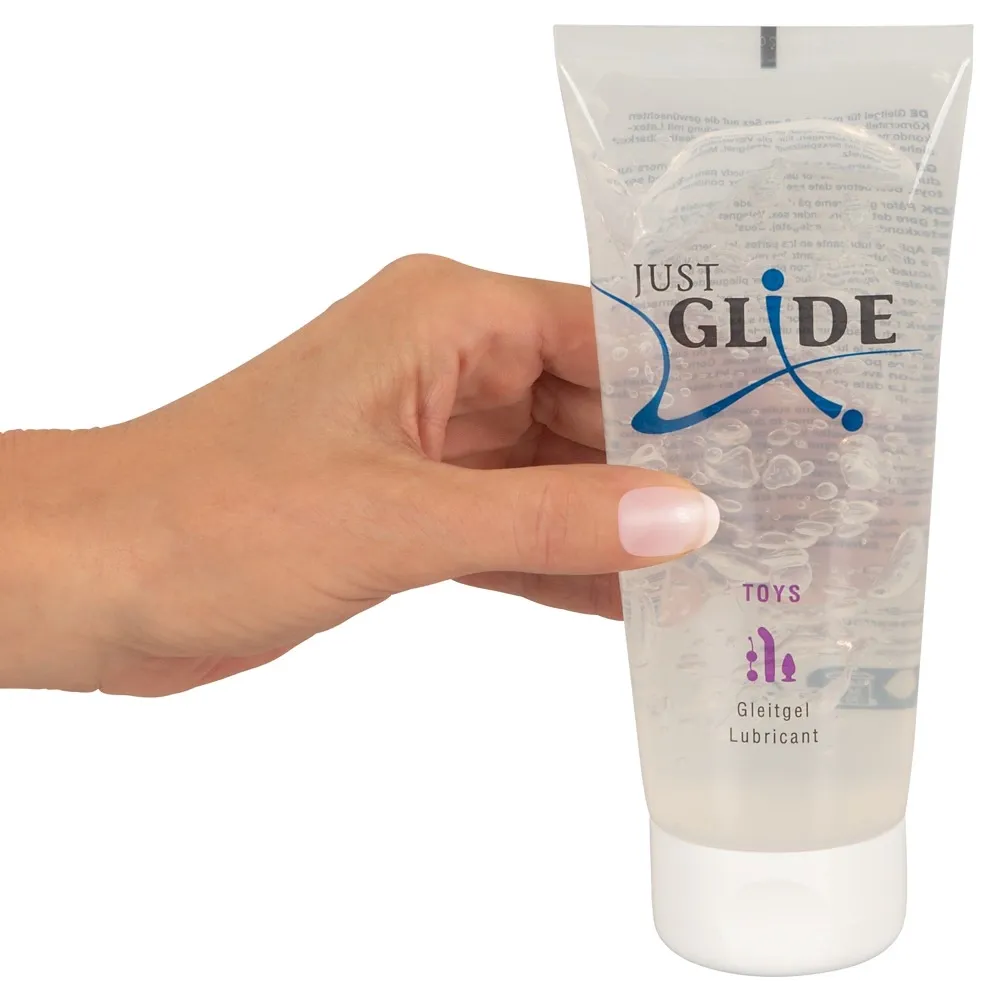 Lubrikační gel na pomůcky Just Glide Toy Lube, na vodní bázi, 200 ml - obrázek 3