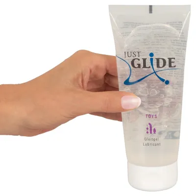 Lubrikační gel na pomůcky Just Glide Toy Lube, na vodní bázi, 200 ml - obrázek 3