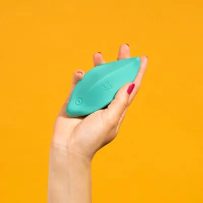 Vibrátor na klitoris ROMP Wave, ergonomický, tyrkysově zelený - obrázek 2