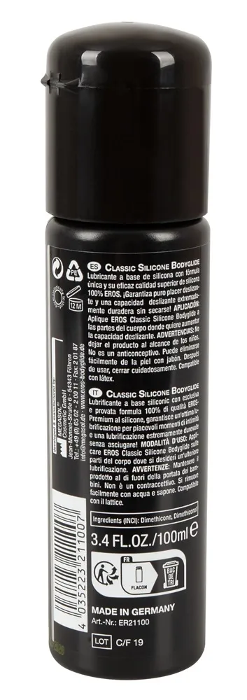 Silikonový lubrikační gel EROS Bodyglide Classic, 100 ml - obrázek 3
