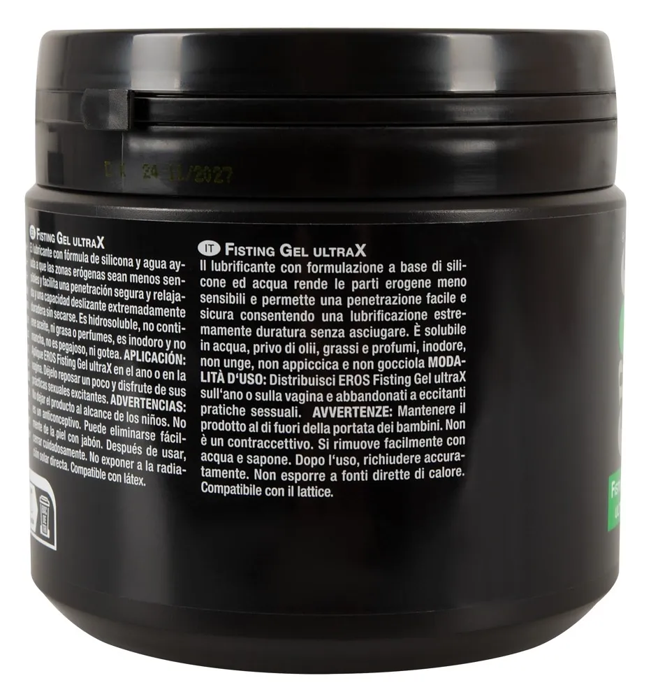 Hybridní lubrikační gel na fisting EROS UltraX, 500 ml - obrázek 5