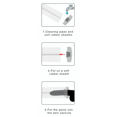Silikonový návlek na vakuovou pumpu Pumped Comfort Sleeve, velký, průhledný - obrázek 3