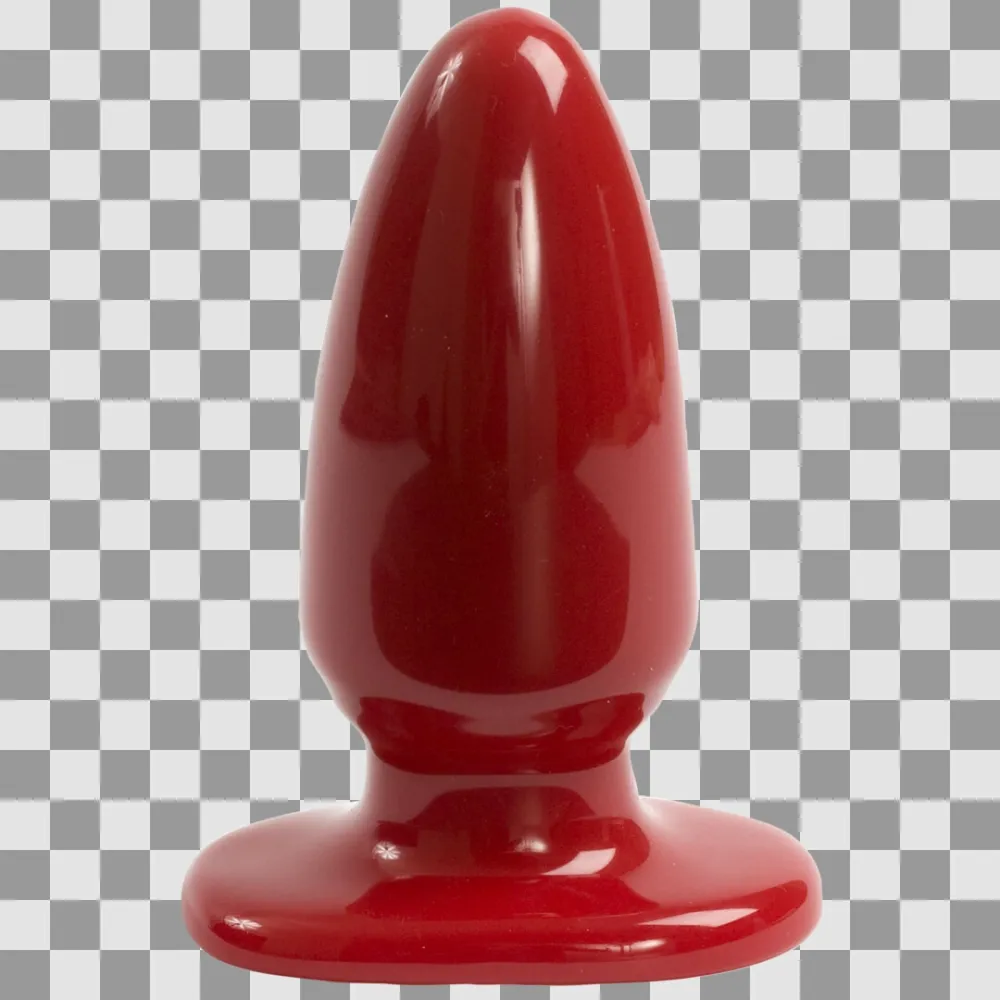 Anální kolík Doc Johnson Red Boy Large, 15 cm, červený