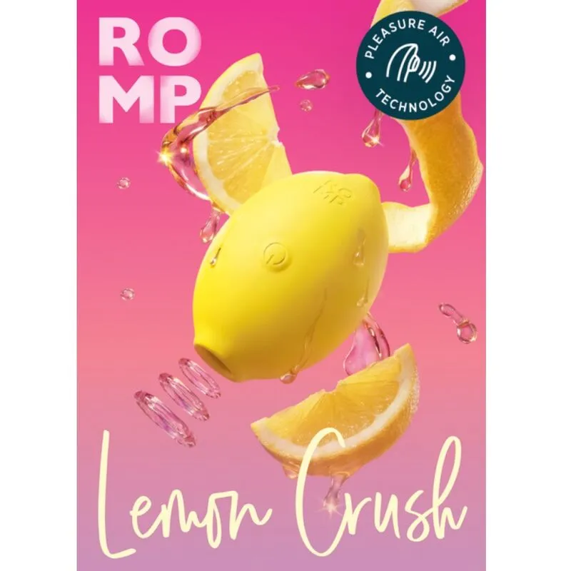 Tlakový stimulátor klitorisu ROMP Lemon Crush, žlutý - obrázek 13