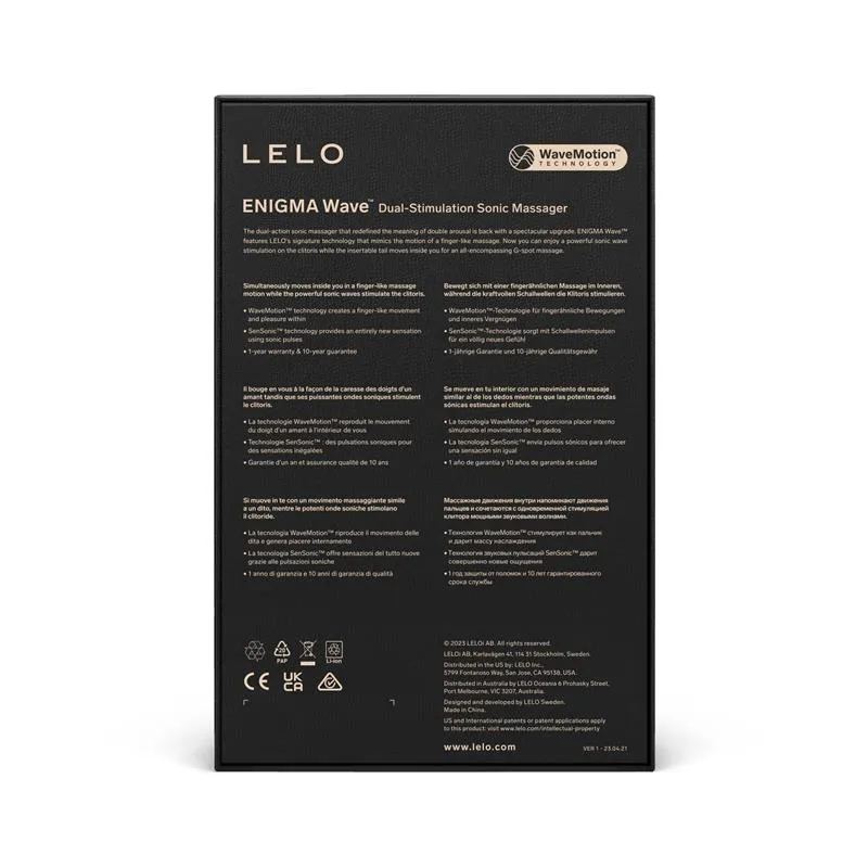 Vibrátor na bod G a klitoris LELO ENIGMA Wave, fialový Cyber Purple - obrázek 6