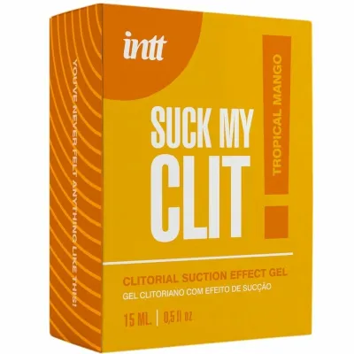 Stimulační gel na klitoris se sacím efektem INTT Suck My Clit, tropické mango, 15 ml - obrázek 4