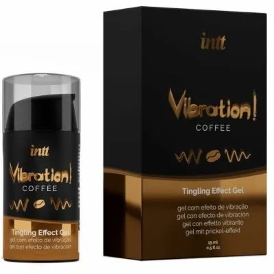Hřejivý masážní gel INTT s příchutí kávy, 30 ml - obrázek 2