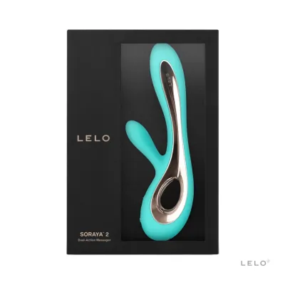 Rabbit vibrátor LELO Soraya 2, tyrkysově zelený - obrázek 2