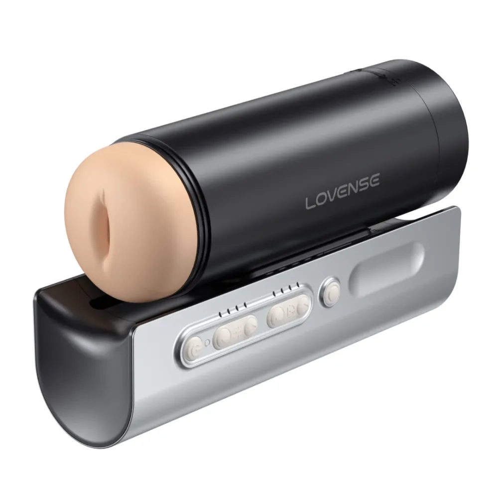 Automatický přirážecí masturbátor Lovense Solace Pro, černý - obrázek 4