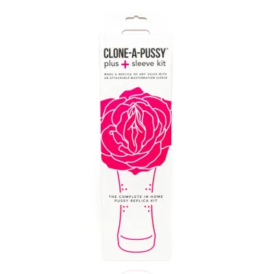 Sada na odlitek vulvy Clone-A-Pussy Plus Sleeve s návlekem, růžová - obrázek 6