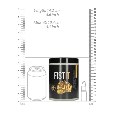 Lubrikační gel na fisting Fist It na vodní bázi, dóza 1000 ml - obrázek 2