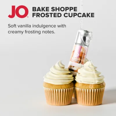 Lubrikační gel JO Bake Shoppe Frosted Cupcake, vanilka, na vodní bázi, 60 ml - obrázek 2