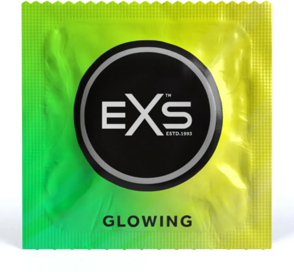 Svítící kondomy EXS Glow in the Dark, 3 ks - obrázek 2