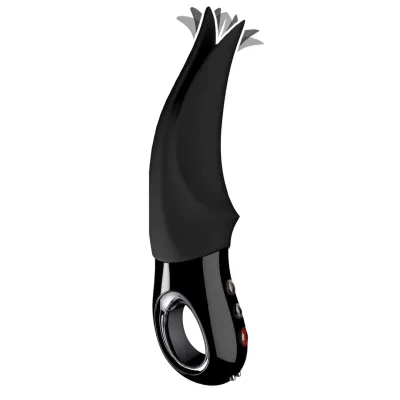 Vibrátor na klitoris Fun Factory Volta G5 s dvojitou špičkou, vodotěsný, černý, 19 cm - obrázek 3