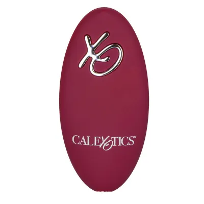 Vibrátor CalExotics Dual Rider s dálkovým ovládáním a přirážením, červený - obrázek 9