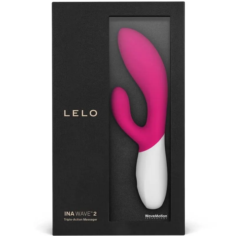 Rabbit vibrátor LELO INA Wave 2, fuchsiový - obrázek 4