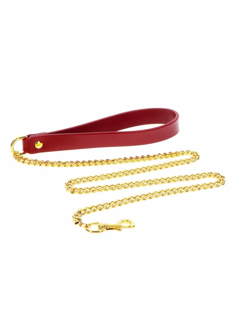 Řetízkové vodítko TABOOM Chain Leash bez niklu, černé - obrázek 4