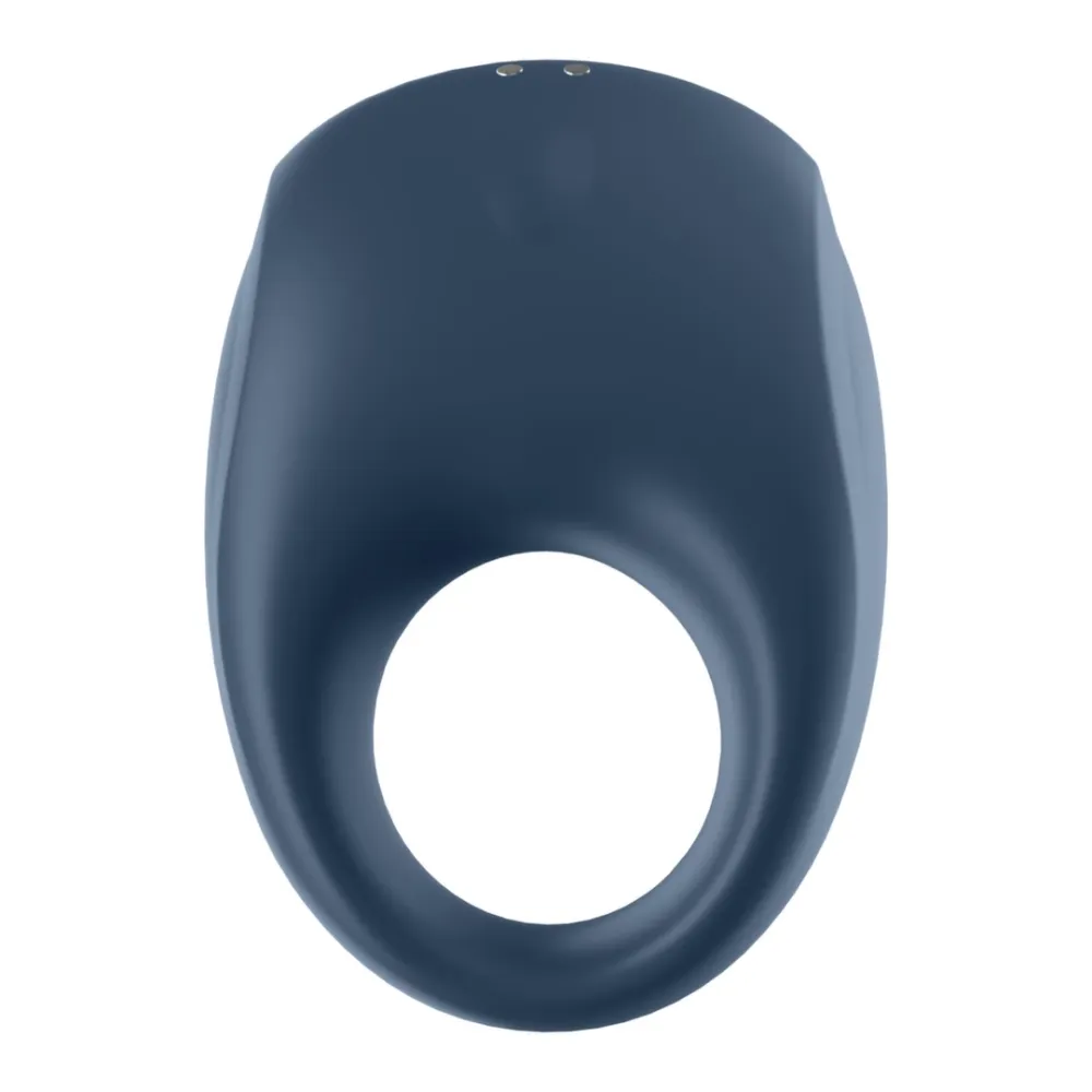 Vibrační erekční kroužek Satisfyer Strong One, ovládání aplikací, modrý - obrázek 4