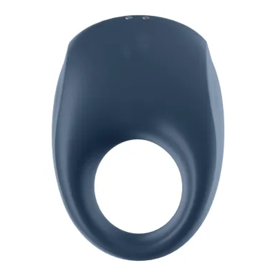 Vibrační erekční kroužek Satisfyer Strong One, ovládání aplikací, modrý - obrázek 4