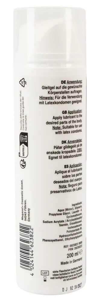 Hybridní lubrikační gel You2Toys Fisting Gel Relax s pumpičkou, 200 ml - obrázek 3