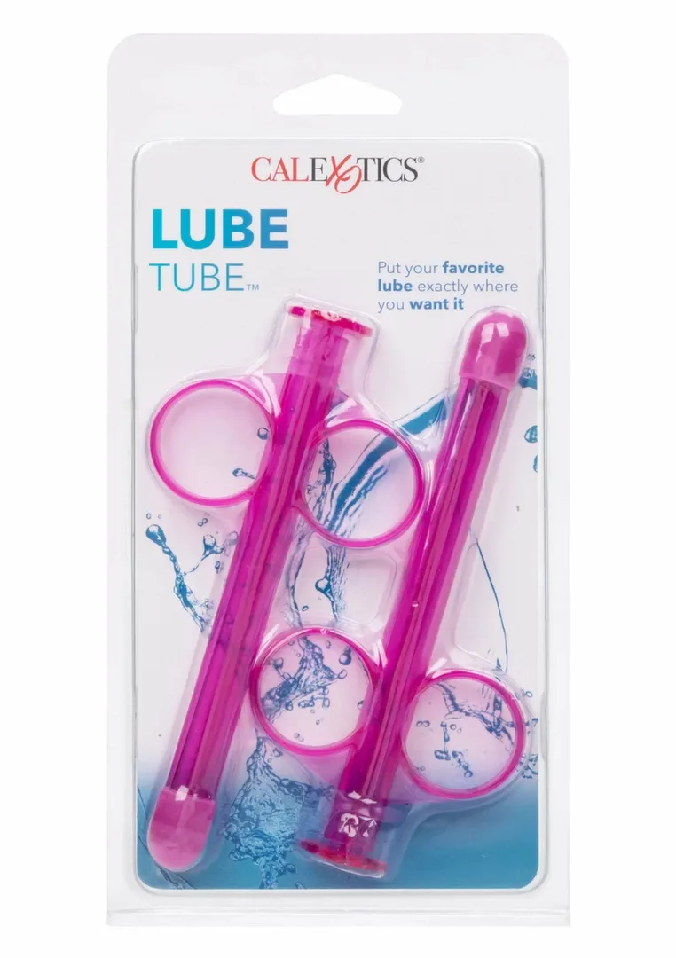 Aplikátor lubrikačního gelu CalExotics Lube Tube, průhledný, 2 ks - obrázek 2