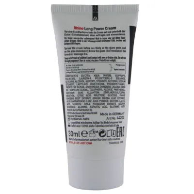 Krém na oddálení ejakulace HOT Rhino Long Power, 30 ml - obrázek 3