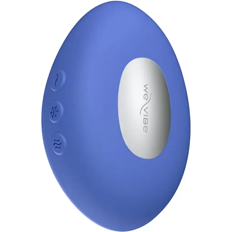 Hřejivý a chladivý vibrátor We-Vibe Temp, levandulově modrý - obrázek 4