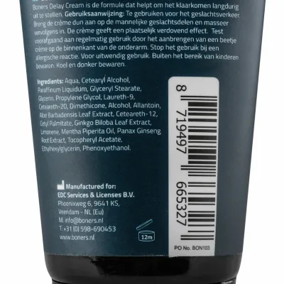 Krém na oddálení ejakulace Boners Delay Cream, 50 ml - obrázek 3