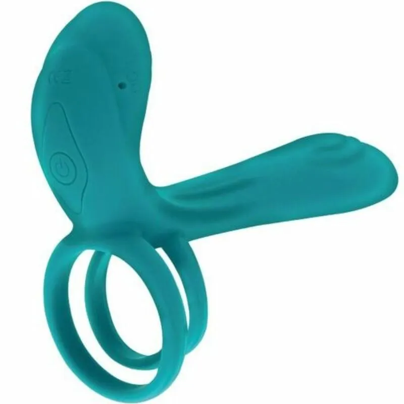 Vibrační erekční kroužek pro páry Xocoon Couples Vibrator Ring, zelený