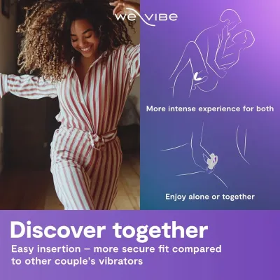 Nastavitelný vibrátor pro páry We-Vibe Sync 2, sametově zelený - obrázek 7
