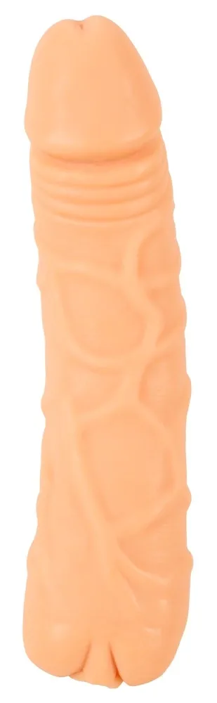 Návlek na penis Nature Skin 2v1 s vibracemi a dálkovým ovládáním, TPE, 24 cm - obrázek 5