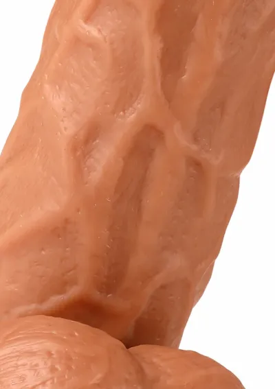 Realistické dildo Inferno by Hidden Desire, PVC, 21 cm, kompatibilní s postrojem - obrázek 7
