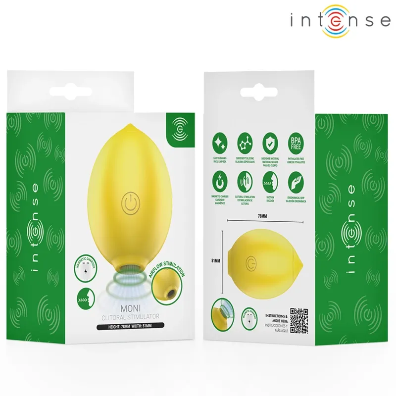 Tlakový stimulátor klitorisu INTENSE Moni ve tvaru citronu - obrázek 8