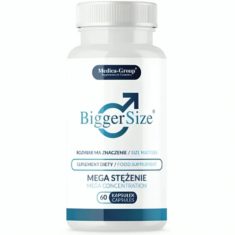 Kapsle pro zvětšení penisu Medica-Group BiggerSize, 60 ks