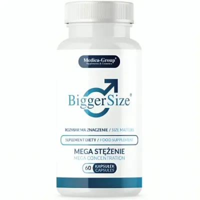 Kapsle pro zvětšení penisu Medica-Group BiggerSize, 60 ks