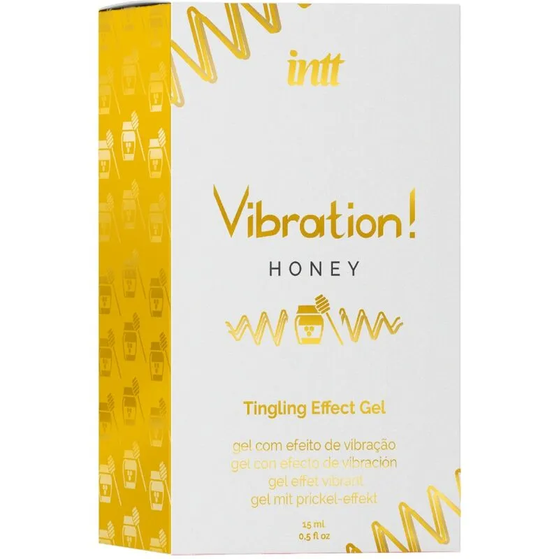 Vibrační stimulační gel INTT Vibration, med, 15 ml - obrázek 3
