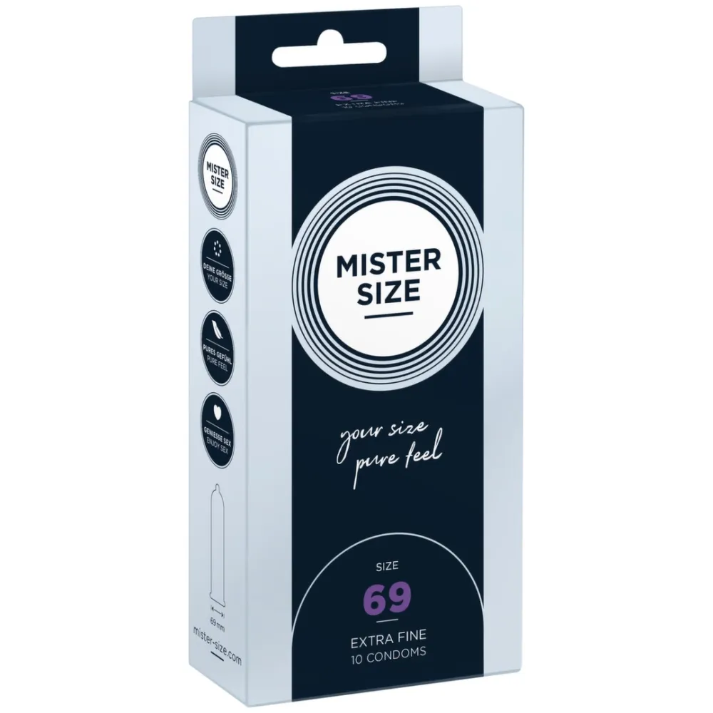 Kondomy Mister Size 69 mm, velikost XXXL, 10 ks
