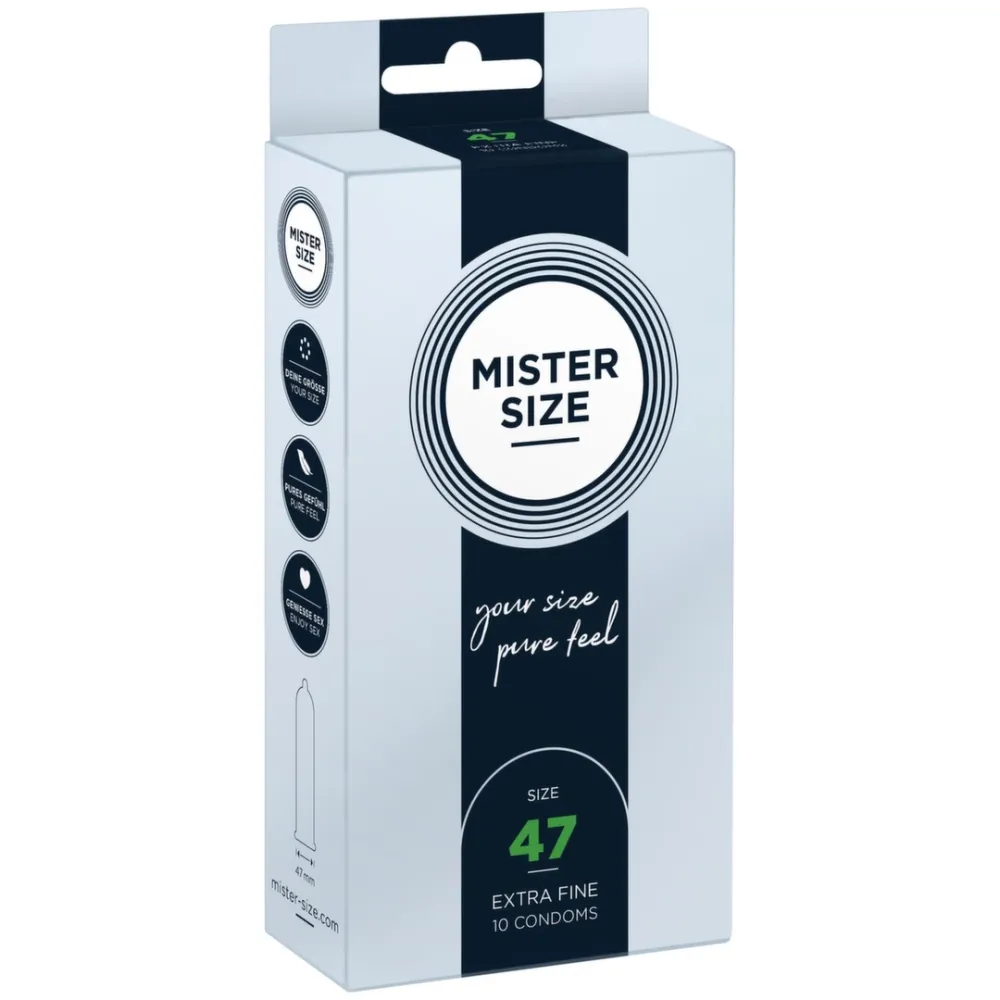 Kondomy Mister Size 47 mm, velikost XS, 10 ks